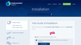 
                            8. Yola - Compteur de vues gratuit, traqueur de visiteurs et statistiques web