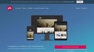 
                            2. Yola - Crea Gratis un Sitio Web