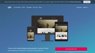 
                            4. Yola - Crea un sito web gratuito