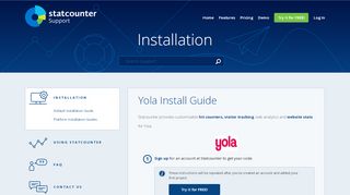 
                            8. Yola - Free Hit Counter, Visitor Tracker and Web Stats - Statcounter