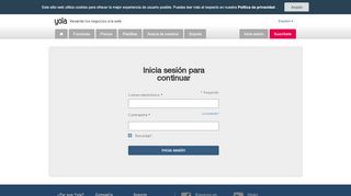 
                            8. Yola.com | Inicia sesión