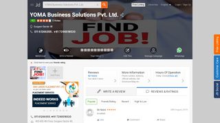 
                            12. YOMA Business Solutions Pvt. Ltd., Sector 48 - Placement Services ...