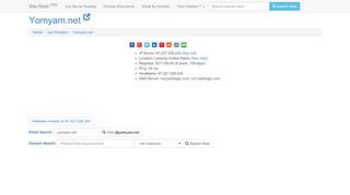 
                            11. Yomyam.net, 9 Websites on this Server - Open-Web.Info