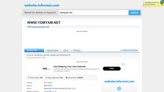 
                            2. yomyam.net at WI. Yomyam.net :: YomYam.Net Login - Website Informer