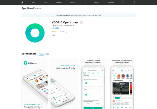 
                            9. YOOBIC Operations on the App Store - iTunes - Apple