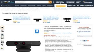 
                            6. YOOFAN Windows Hello Kamera, HD Webcam, USB: Amazon.de ...