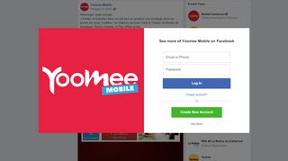 
                            10. Yoomee Mobile - Recharger votre compte 1-Faites un... | Facebook