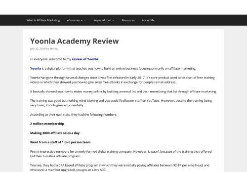 
                            6. Yoonla Academy Review - Make Money Online