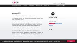 
                            6. yooture AG - startup.ch