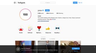 
                            6. YOOX (@yoox) • Instagram photos and videos