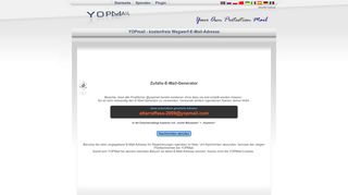 
                            5. YopMail - E-Mail-Generator