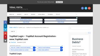 
                            7. YopMail Login – YopMail Account Registration-www.YopMail.com ...