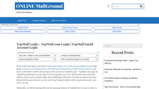 
                            6. YopMail Login - YopMail.com Login - ONLINE MailGround