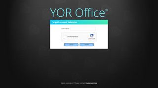 
                            2. YOR Office - Administrative Login - YOR Health