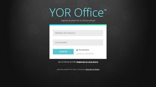 
                            1. YOR Office - Login - YOR Health
