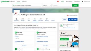 
                            8. York Region District School Board Salaries | Glassdoor.ca