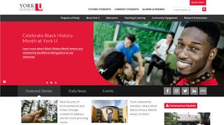 
                            8. York University: Home