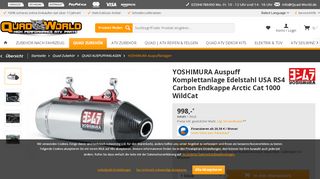 
                            12. YOSHIMURA Auspuff Komplettanlage Edelstahl USA RS4 Carbon ...