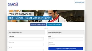 
                            5. You are applying for IS&T Senior Project Manager - SAP - the Sodexo ...