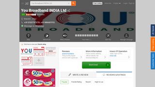 
                            10. You Broadband INDIA Ltd, Siripuram - Internet Service Providers in ...