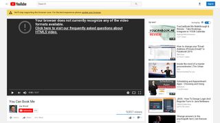 
                            6. You Can Book Me - YouTube
