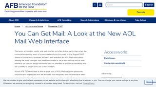 
                            8. You Can Get Mail: A Look at the New AOL Mail Web Interface ...