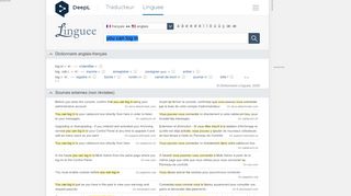 
                            13. you can log in - Traduction française – Linguee
