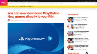 
                            13. You can now download PlayStation Now games directly to your PS4