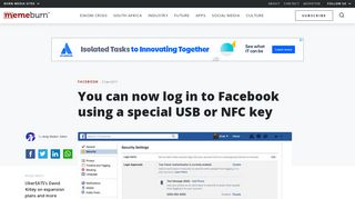 
                            6. You can now log in to Facebook using a special USB or ...