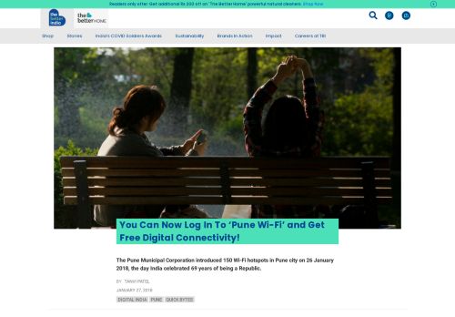 
                            3. You can now log in to 'Pune Wi-Fi' and get free digital connectivity!