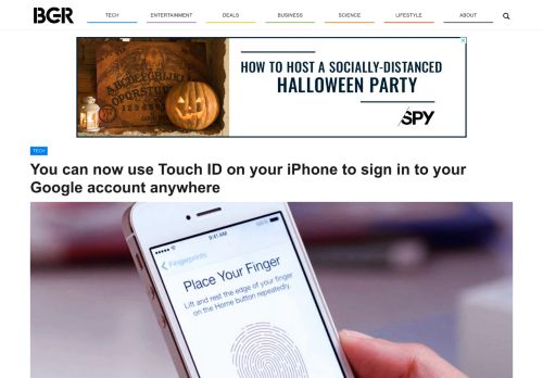 
                            8. You can now use Touch ID on your iPhone to sign in to your Google ...