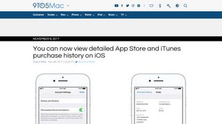 
                            12. You can now view detailed App Store and iTunes purchase history on ...