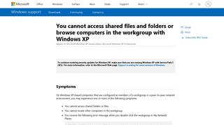 
                            2. You cannot access shared files and folders or browse computers in ...