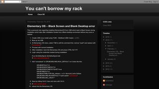 
                            10. You can't borrow my rack: Elementary OS – Black Screen and Blank ...