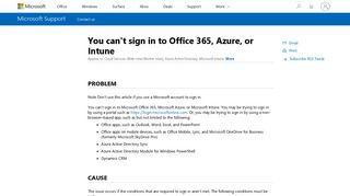 
                            9. You can't sign in to Office 365, Azure, or Intune - Microsoft ...