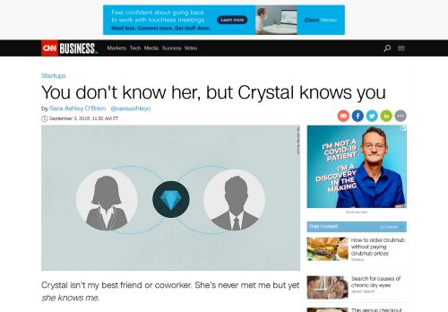 
                            12. You don't know her, but Crystal knows you - Business - CNN.com
