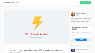 
                            2. You don't need icons! Here are 100+ unicode symbols that you can ...