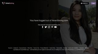 
                            3. You have logged out of AsianDating.com
