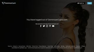 
                            4. You have logged out of DominicanCupid.com