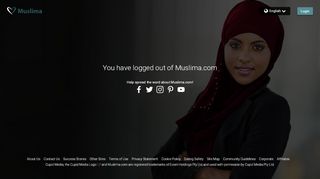
                            4. You have logged out of Muslima.com