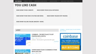 
                            2. You Like Cash - Real Ways to Make Money Online