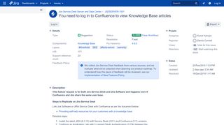 
                            11. You need to log in to Confluence to view Knowledge Base articles