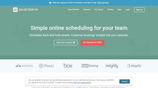 
                            3. YouCanBook.me: Online scheduling tool for customer bookings