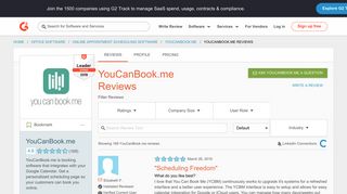 
                            9. YouCanBook.me Reviews 2019 | G2 Crowd