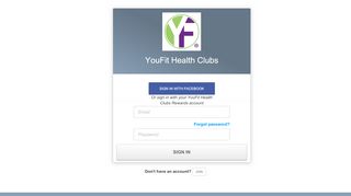 
                            3. YouFit Health Clubs - Login - Perkville