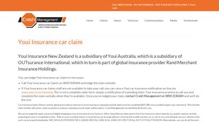 
                            12. Youi Insurance car claim - Crash Management New Zealand