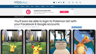 
                            13. You'll soon be able to login to Pokémon GO with your Facebook ...