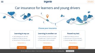 
                            3. Young Driver and Learner Driver Car Insurance for 17-25 | ingenie