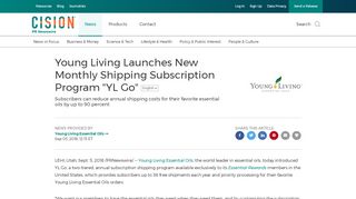 
                            10. Young Living Launches New Monthly Shipping Subscription Program ...