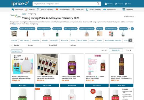 
                            5. Young Living Malaysia Price List | Young Living Diffuser ...